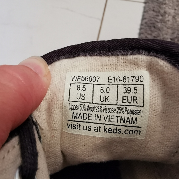 Keds heathered Grey wool running shoes - Picture 3 of 3